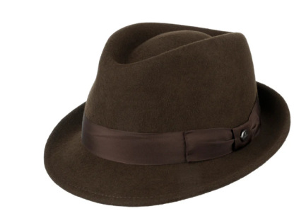 Wool Blend Fedora Hat in Classic Colors