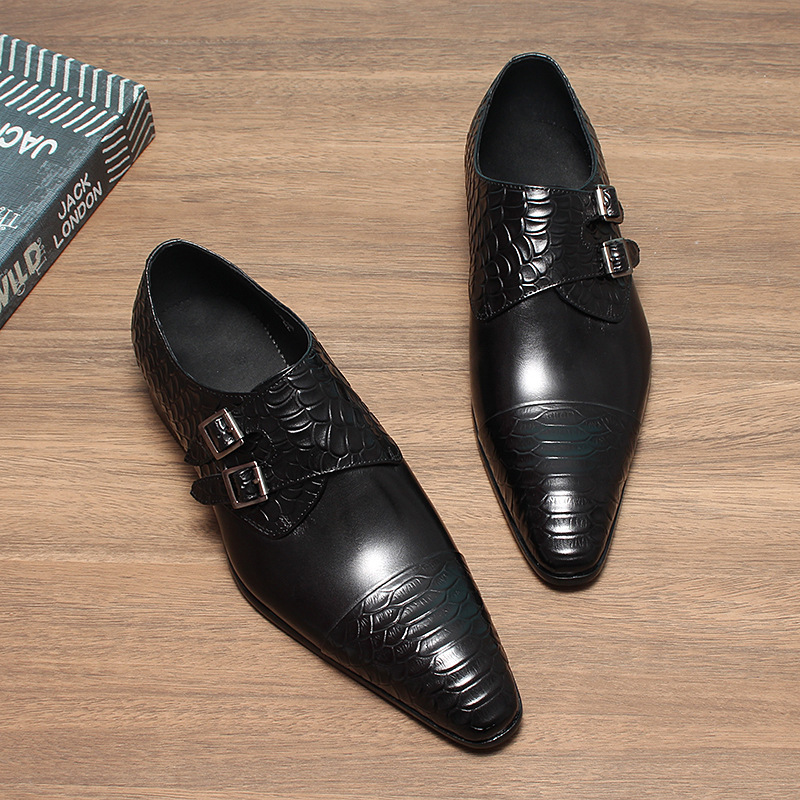 Elevate Your Presence Double Monk Strap Shoes