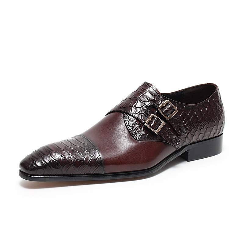 Elevate Your Presence Double Monk Strap Shoes