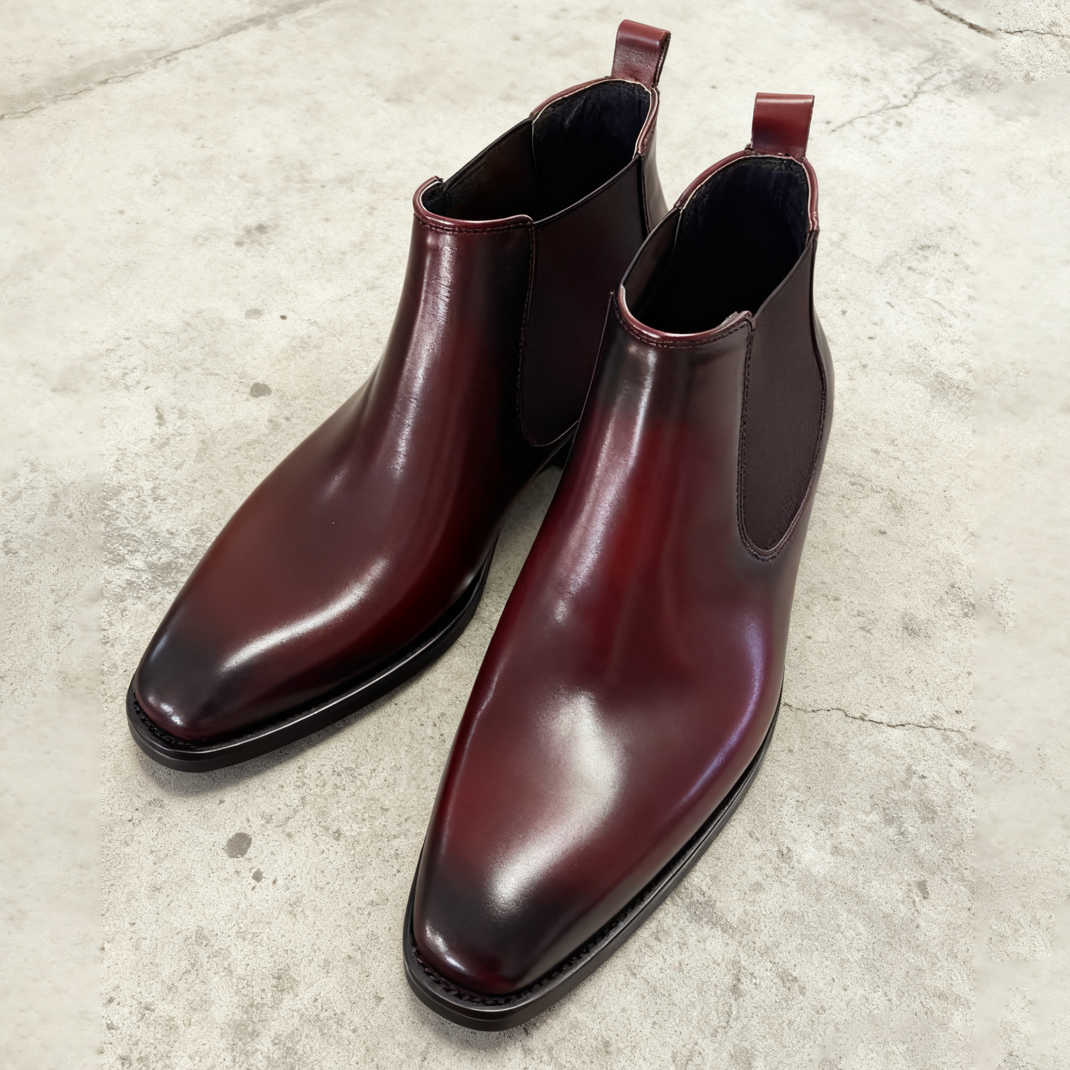 Burgundy Chelsea Boots for Men | Modern Luxury – colinshoes