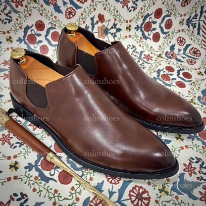 Smart Casual Essentials Higher-Collar Slip-Ons-Colinshoes