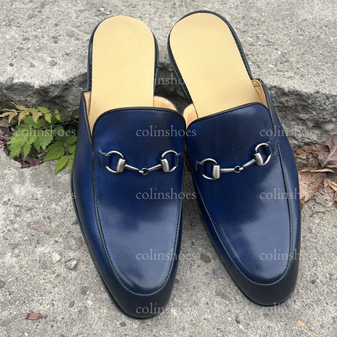 Italian Summer Essential Leather Horsebit Mules -Colinshoes