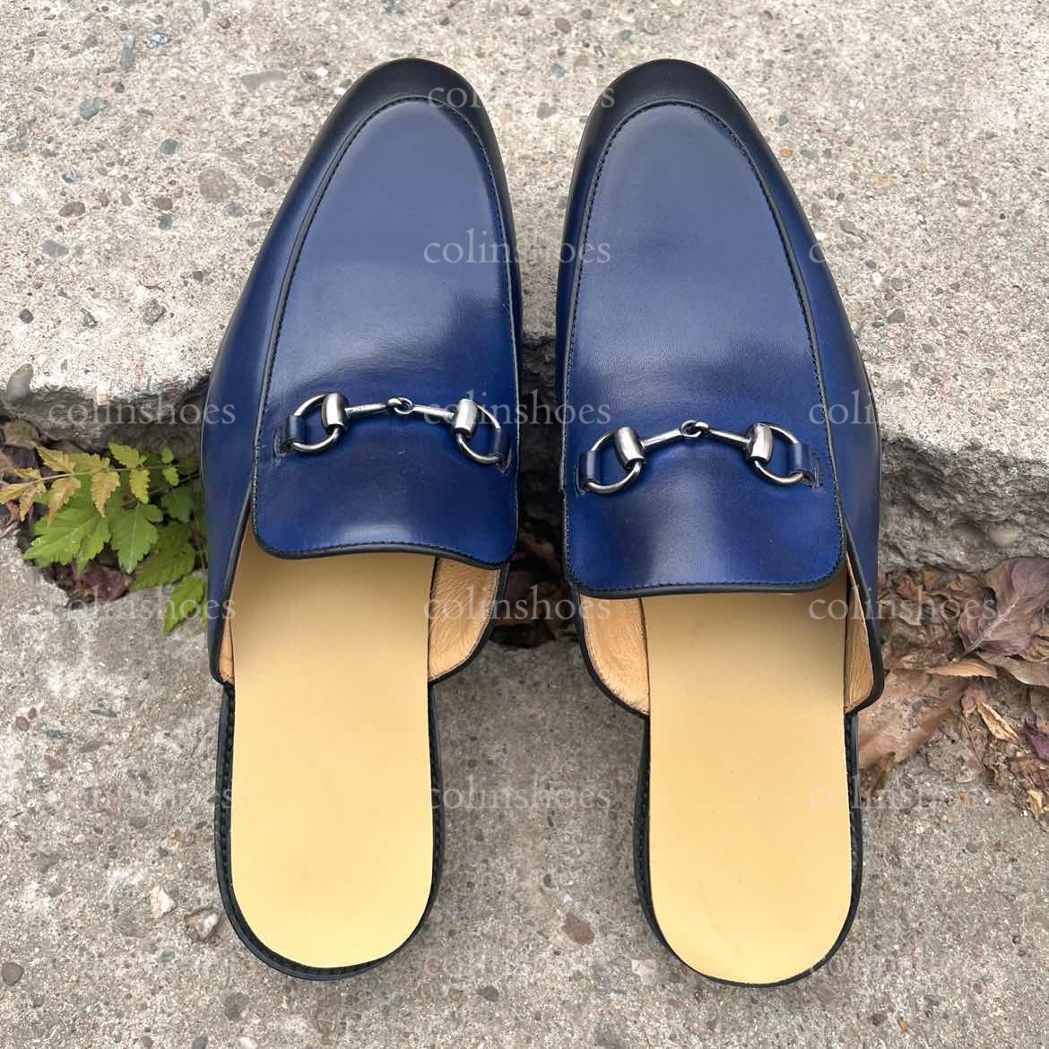Italian Summer Essential Leather Horsebit Mules -Colinshoes