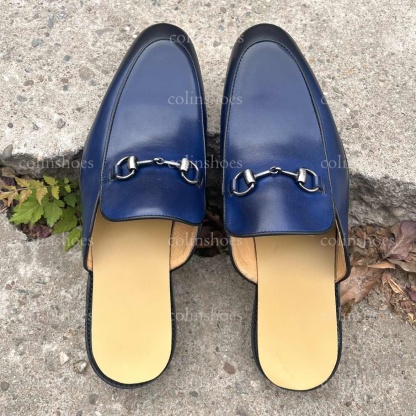 Italian Summer Essential Leather Horsebit Mules -Colinshoes