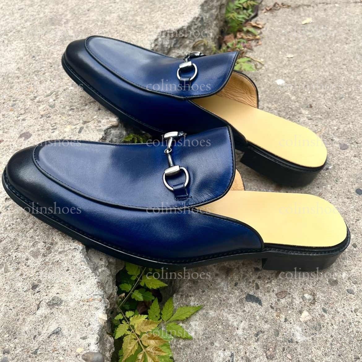 Italian Summer Essential Leather Horsebit Mules -Colinshoes