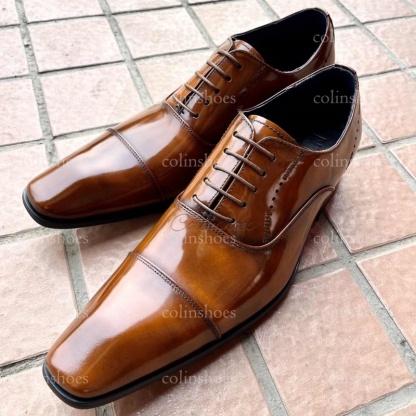 Genuine Leather Three-Piece Oxford Shoes – ColinShoes