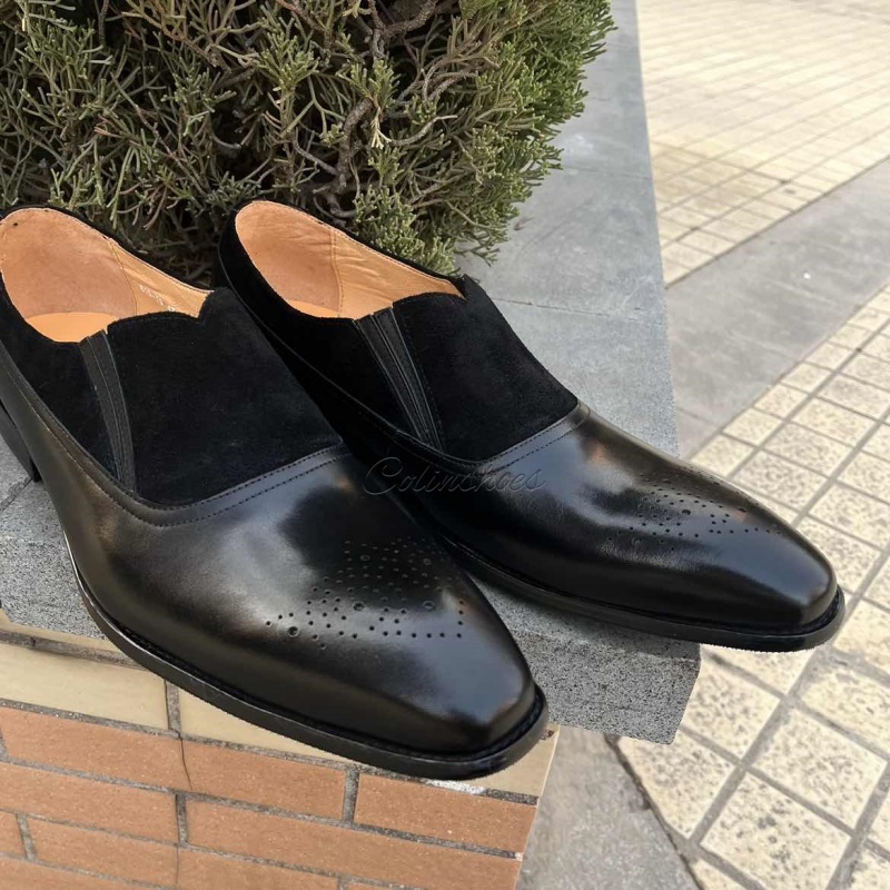 Genuine Leather Suede Loafers – ColinShoes