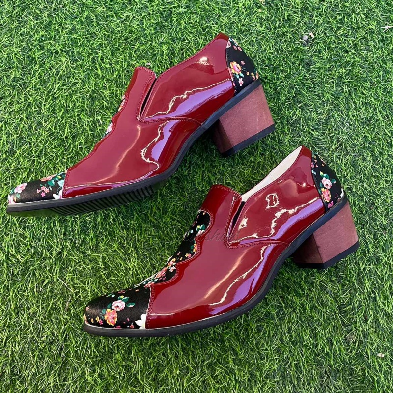 Colorful Patchwork Party Loafers – Standout Design | ColinShoes