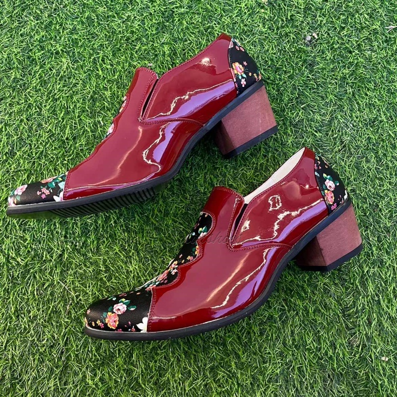 Colorful Patchwork Party Loafers – Standout Design | ColinShoes