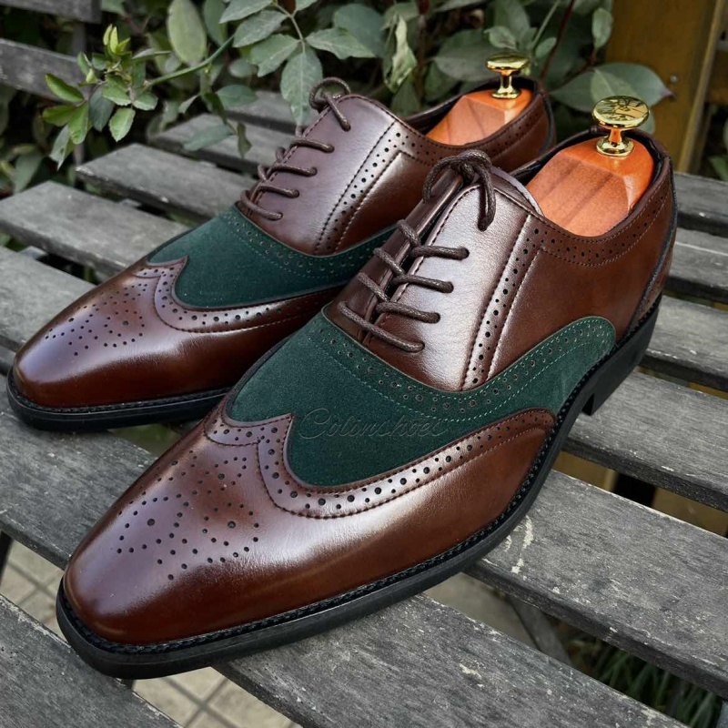 Stylish Leather Brogue Oxford Shoes for Men