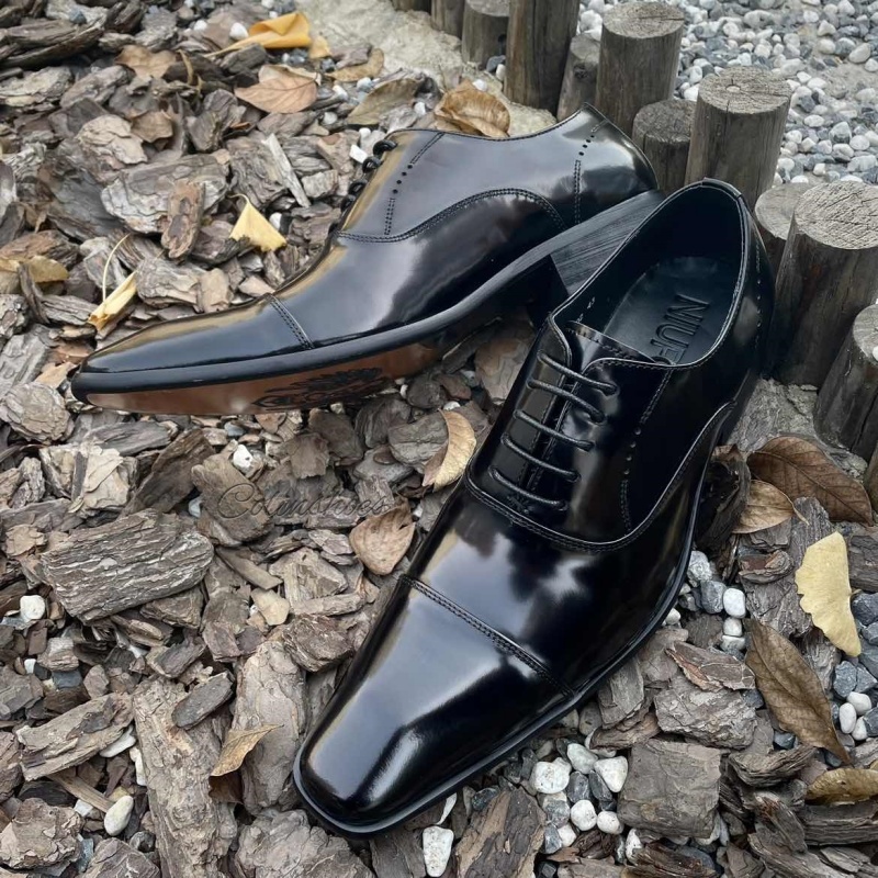 4cm Premium Leather Timeless Oxford Shoes -Colinshoes