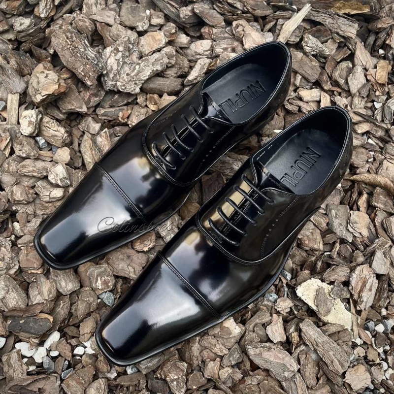 Men's High Heel Cap Toe Oxfords – ColinShoes