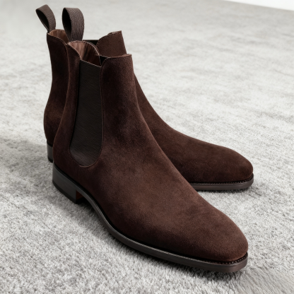 Tactile Warm Handcrafted Suede Chelsea Boots
