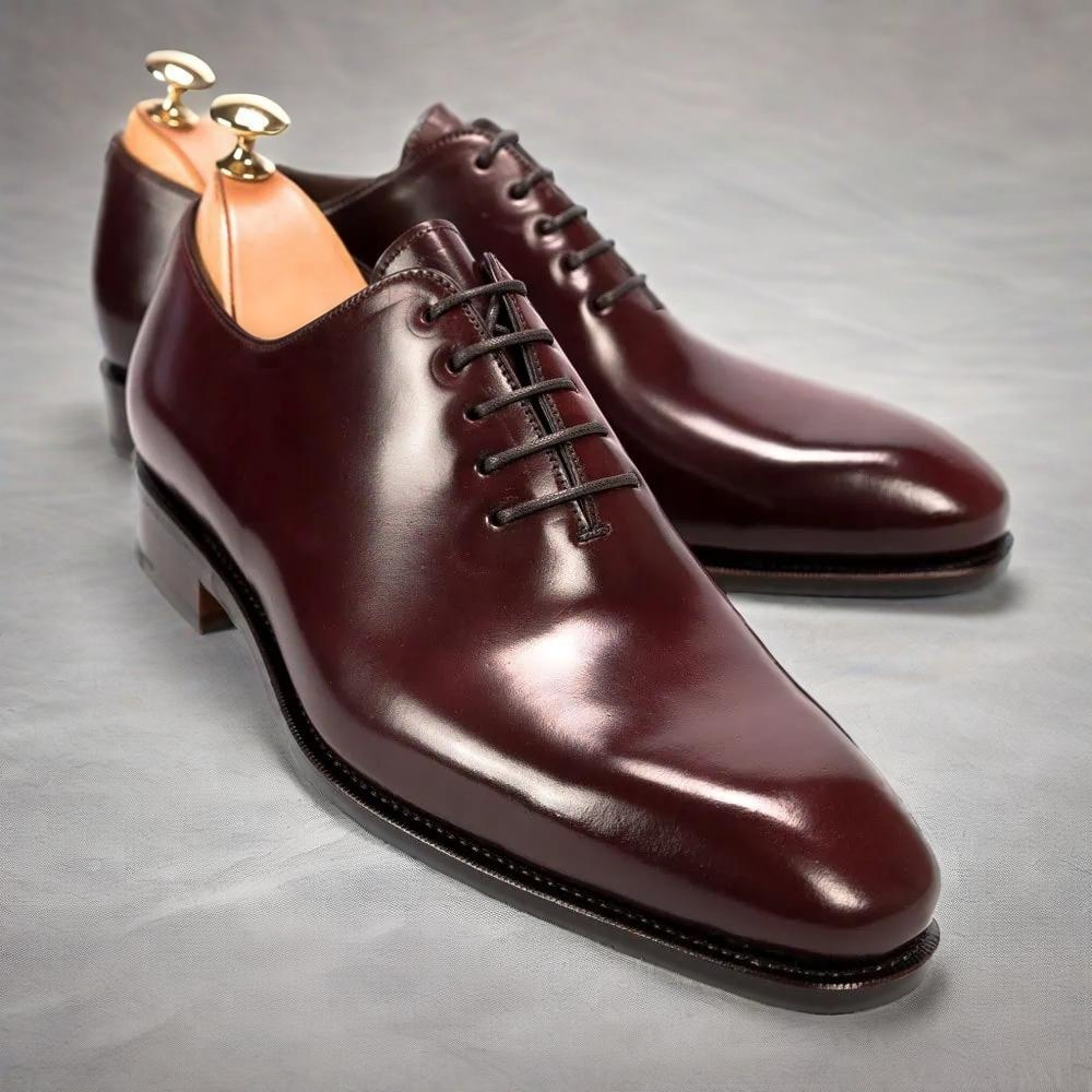 Genuine Leather Wholecut Oxfords – Timeless Elegance by ColinShoes