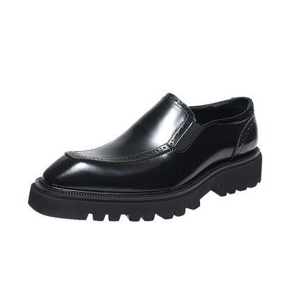 Stylish Men's Casual Leather Slip-On Shoes