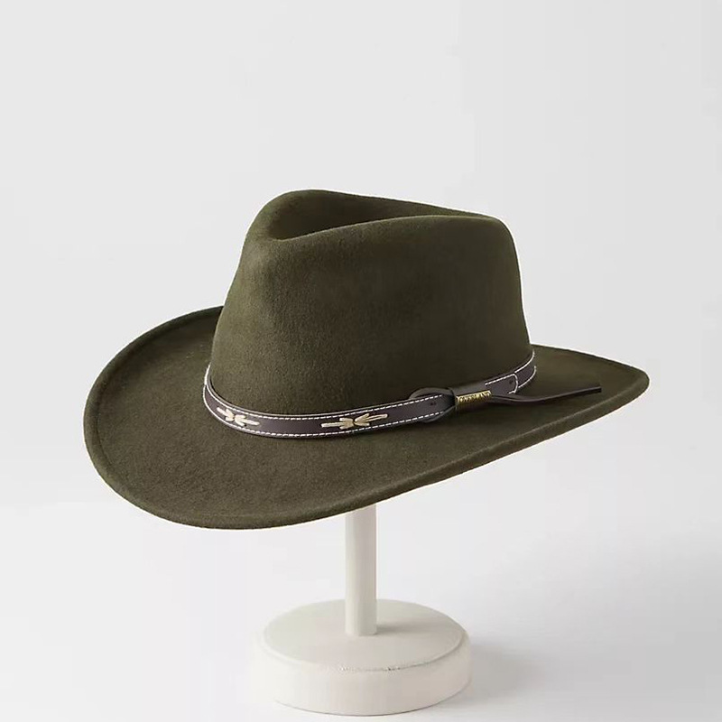 Authentic Wide Brim Western Felt Hat