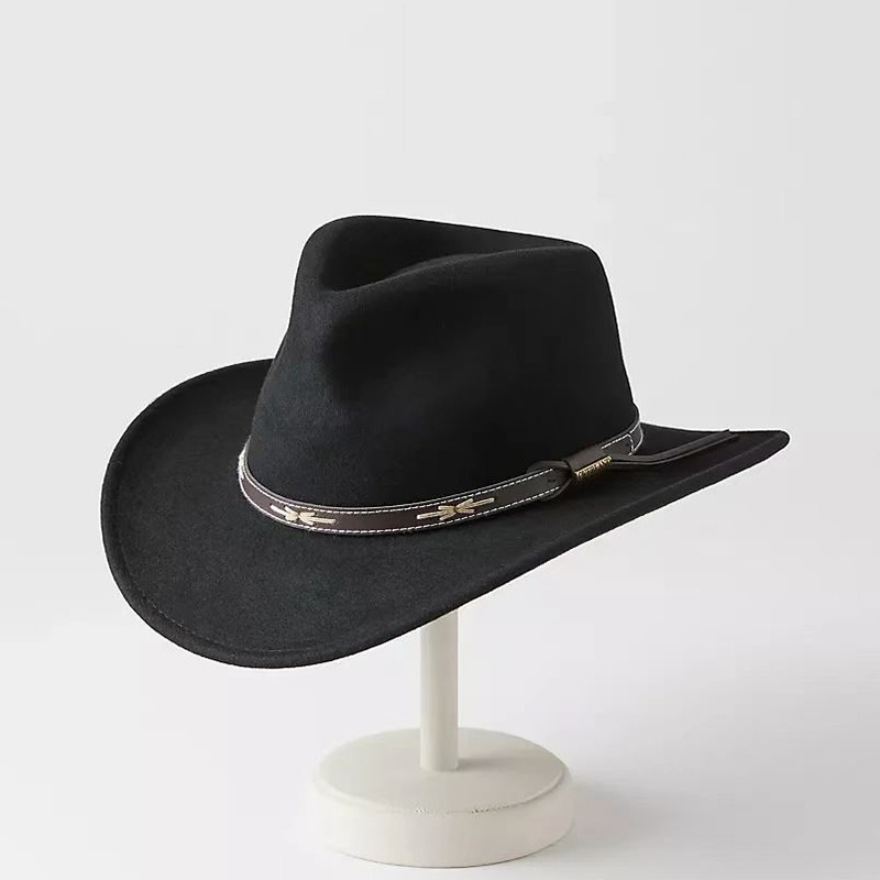 Authentic Wide Brim Western Felt Hat