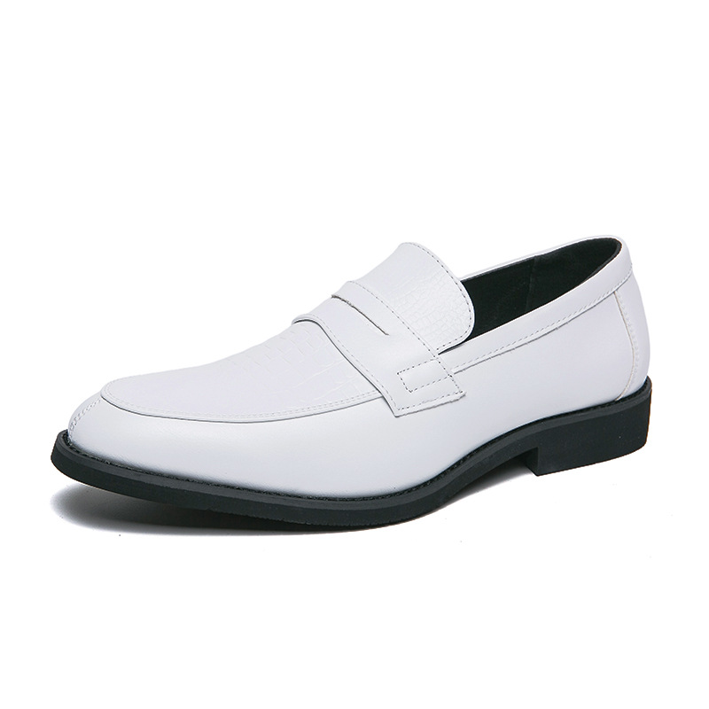 Croc Embossed Two-Tone Penny Loafers for Men – Colinshoes