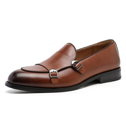 Mid Formal Double Monk Strap Loafer Slip-On