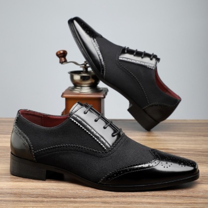 Classic Spectator Two Tone Wingtip Oxford Shoes-Colinshoes