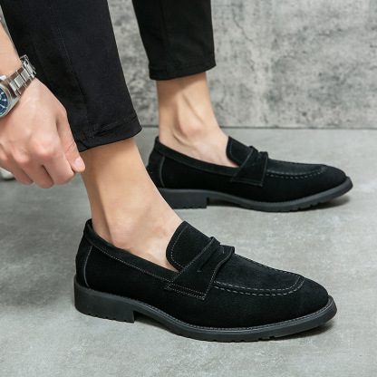 Your All-Day Everywhere Suede Moc Penny Loafers-Colinshoes
