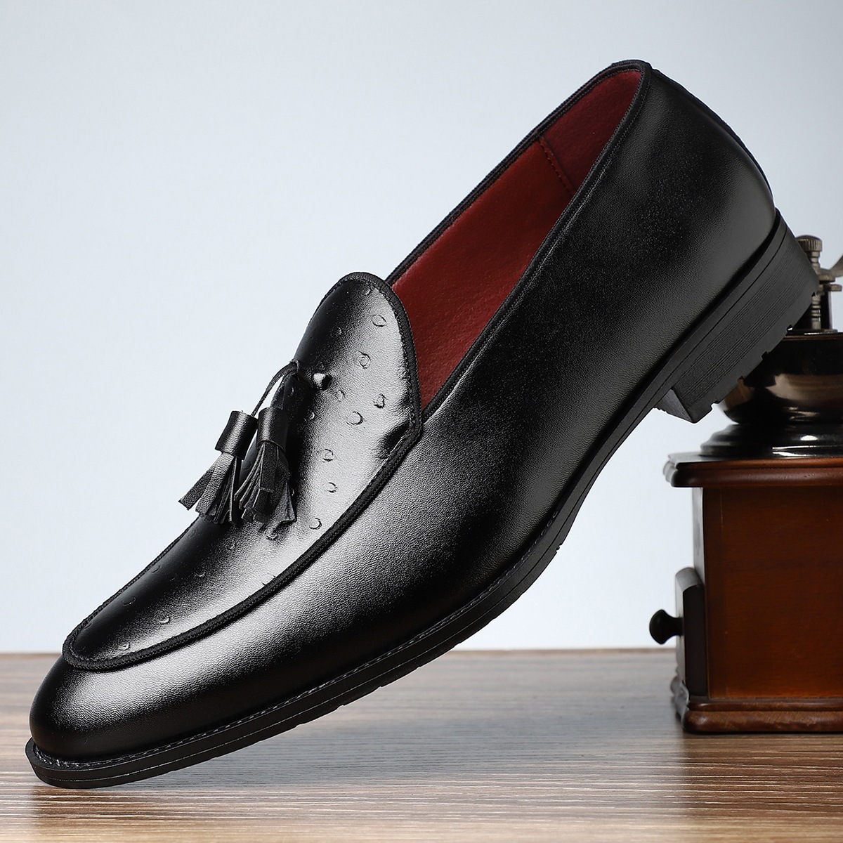 Classic Gentleman Style Vintage Tassel Loafers 