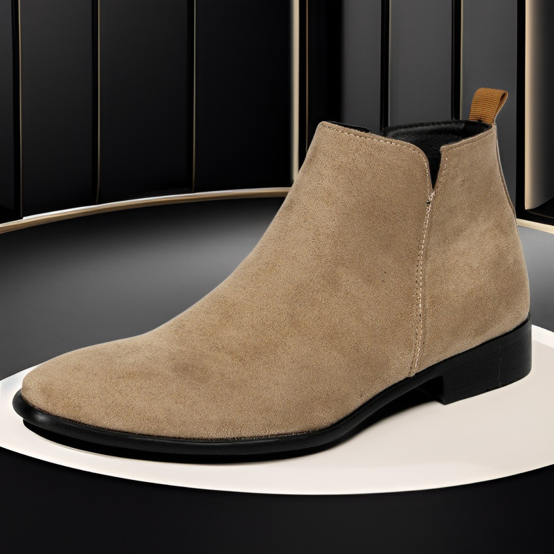 Men’s Suede Chelsea Boots Premium Comfort | colinshoes