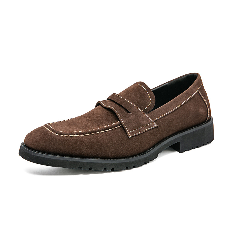 Your All-Day Everywhere Suede Moc Penny Loafers-Colinshoes
