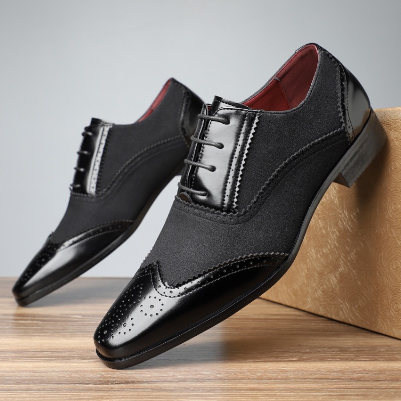 Classic Spectator Two Tone Wingtip Oxford Shoes-Colinshoes