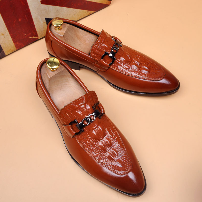 Men's Fashion Exotic Business Shoes Loafers