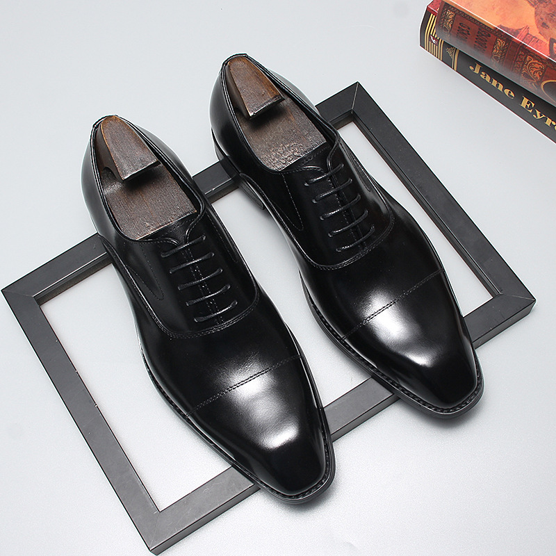 Elegant Men’s Cap Toe Oxford Shoes – Classic Leather Design | colinshoes