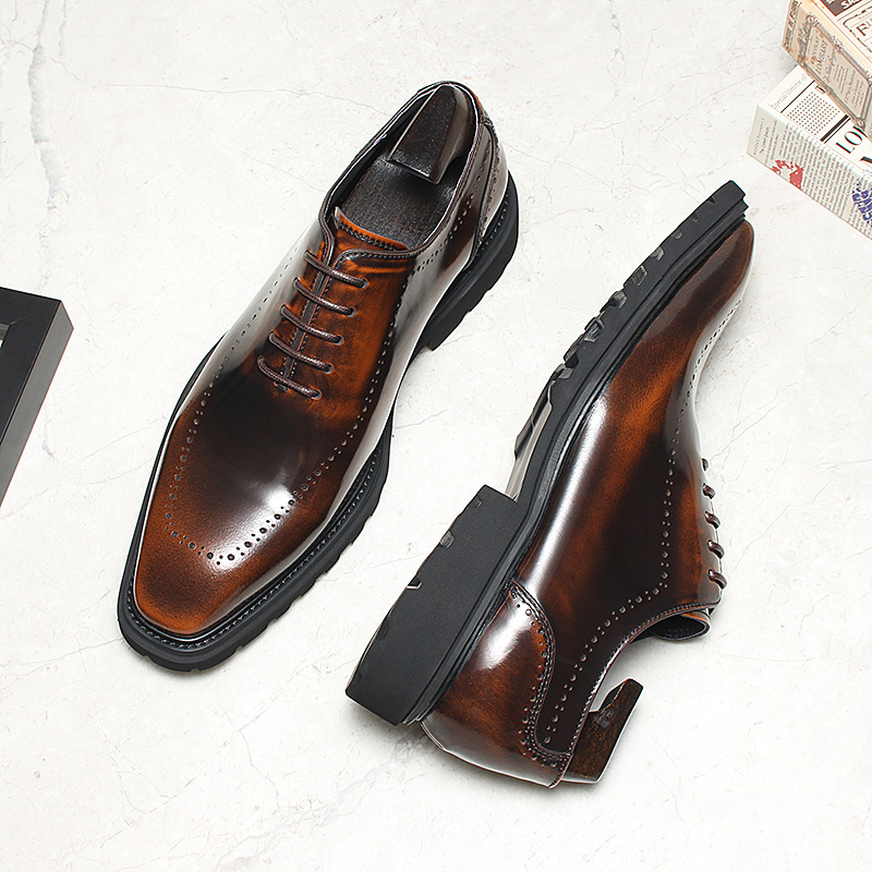 Gentlemanly Premium Genuine Leather Oxford Shoes
