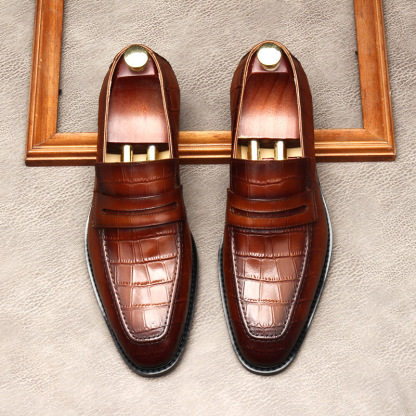 Exotic Leather Goodyear Loafers for Men – ColinShoes