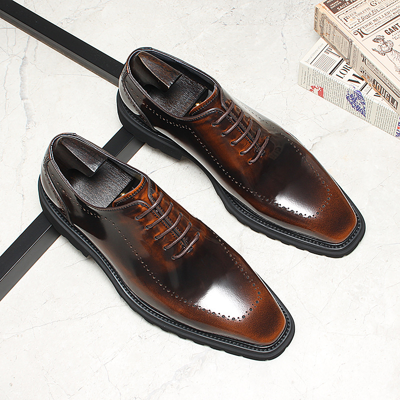 Gentlemanly Premium Genuine Leather Oxford Shoes