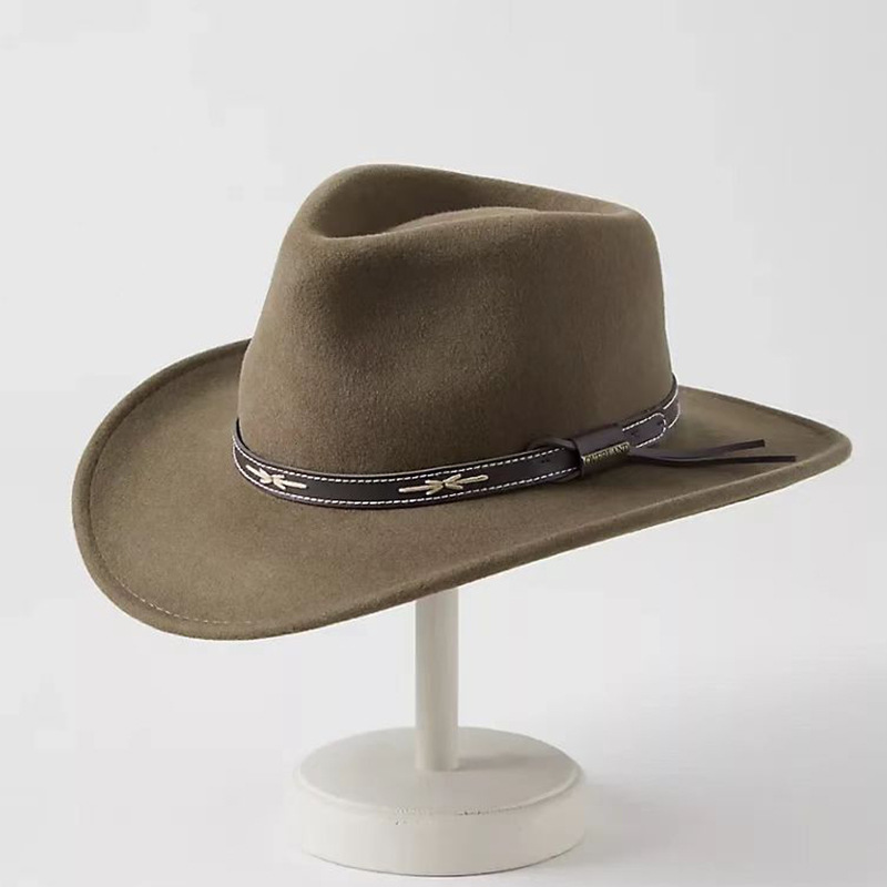 Authentic Wide Brim Western Felt Hat