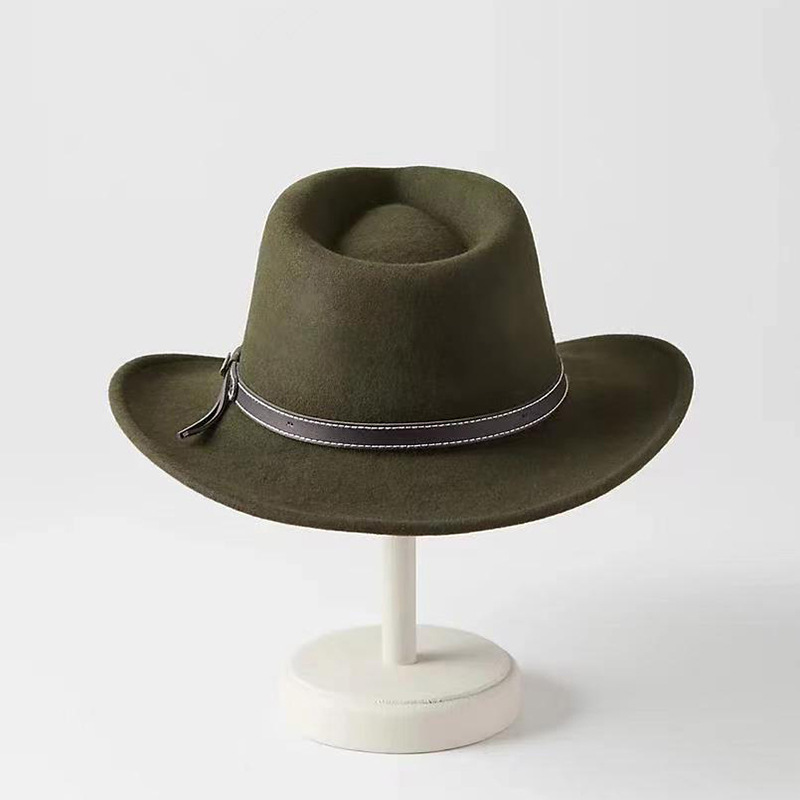 Authentic Wide Brim Western Felt Hat