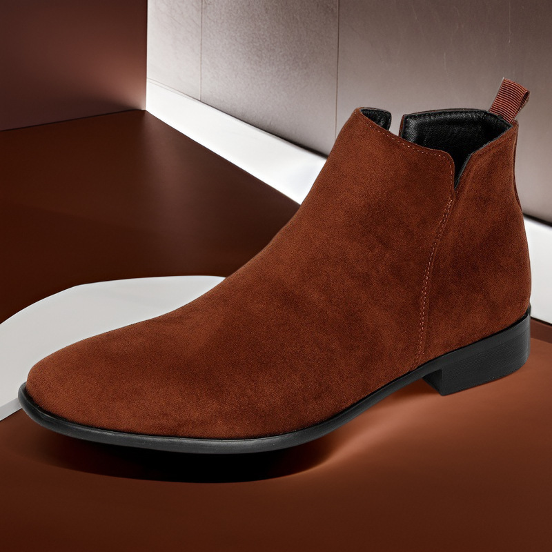 Men’s Suede Chelsea Boots Premium Comfort | colinshoes