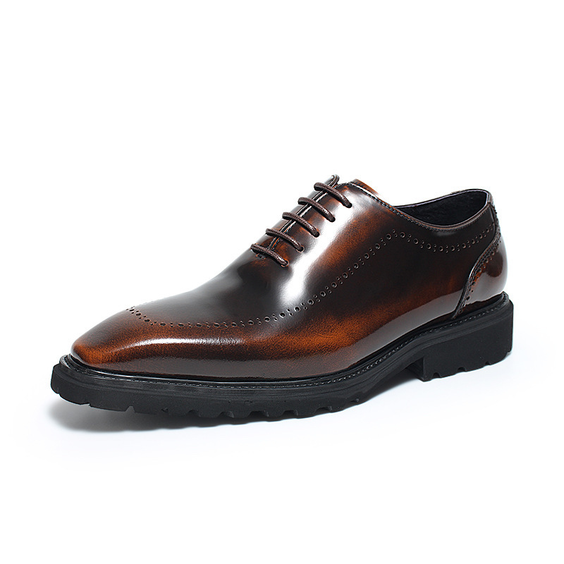 Gentlemanly Premium Genuine Leather Oxford Shoes