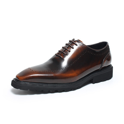 Gentlemanly Premium Genuine Leather Oxford Shoes