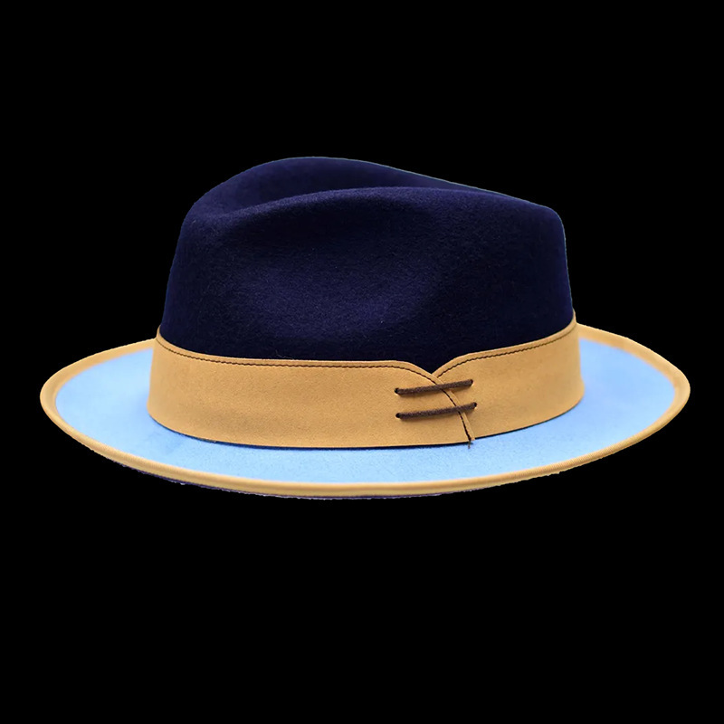 Bold Designer Felt Fedora Hat for Men