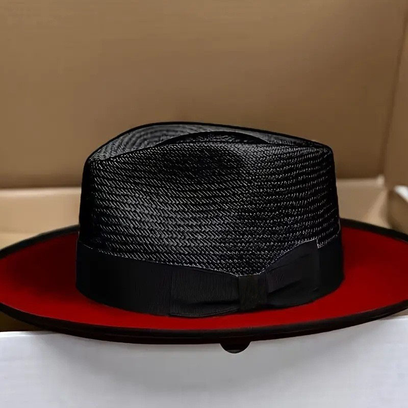 Men’s Classic Western Felt Hat with Turquoise Chain | colinshoes