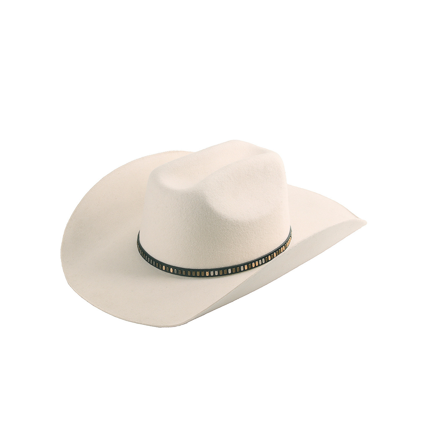 Refined Vintage Felt Hat with Western Silhouette