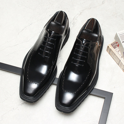 Gentlemanly Premium Genuine Leather Oxford Shoes