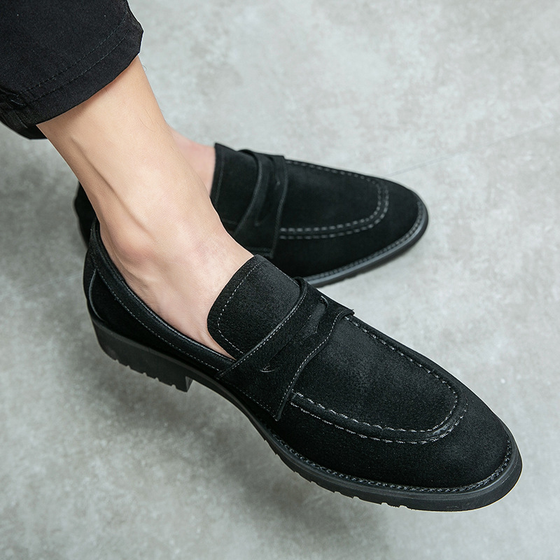 Your All-Day Everywhere Suede Moc Penny Loafers-Colinshoes