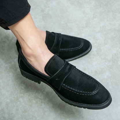 Your All-Day Everywhere Suede Moc Penny Loafers-Colinshoes