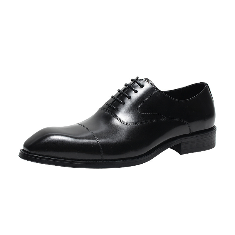 Impeccable Men’s Cap Toe Oxford Leather Shoes