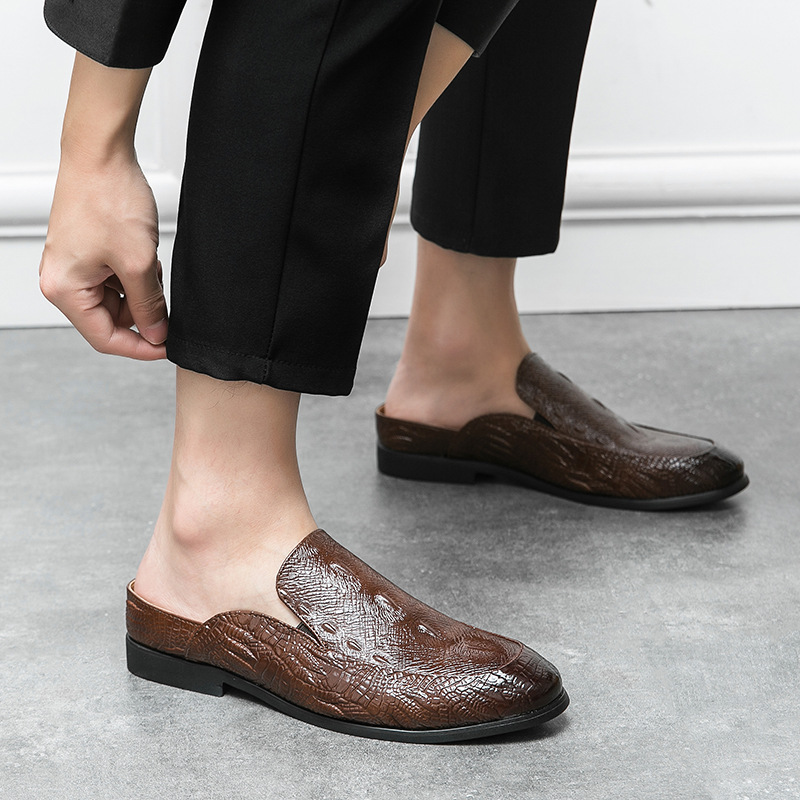 All-Day Comfort Croc-Print Casual Slip-ons-Colinshoes