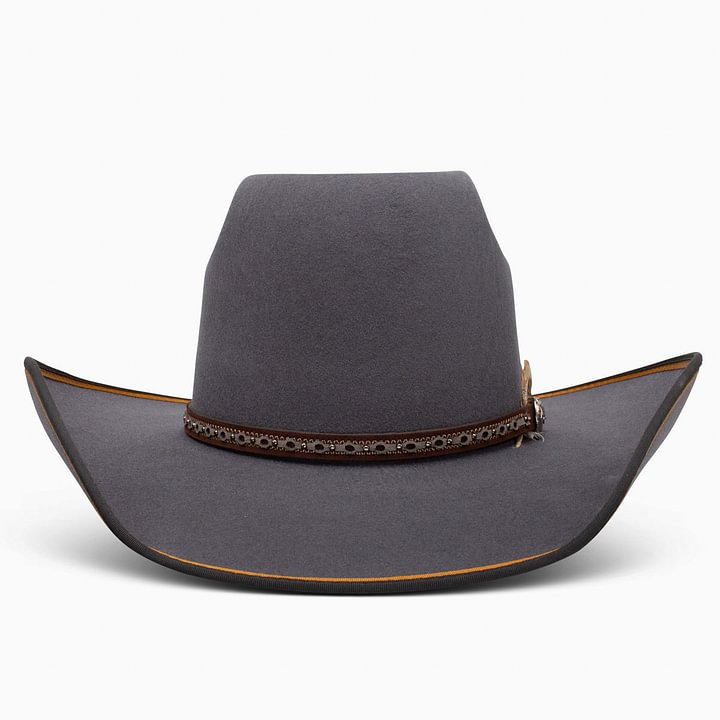 All Seasons Wide Brim with Feather Detail