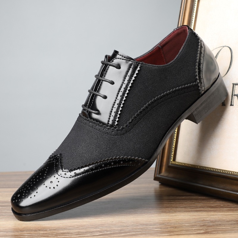 Classic Spectator Two Tone Wingtip Oxford Shoes-Colinshoes