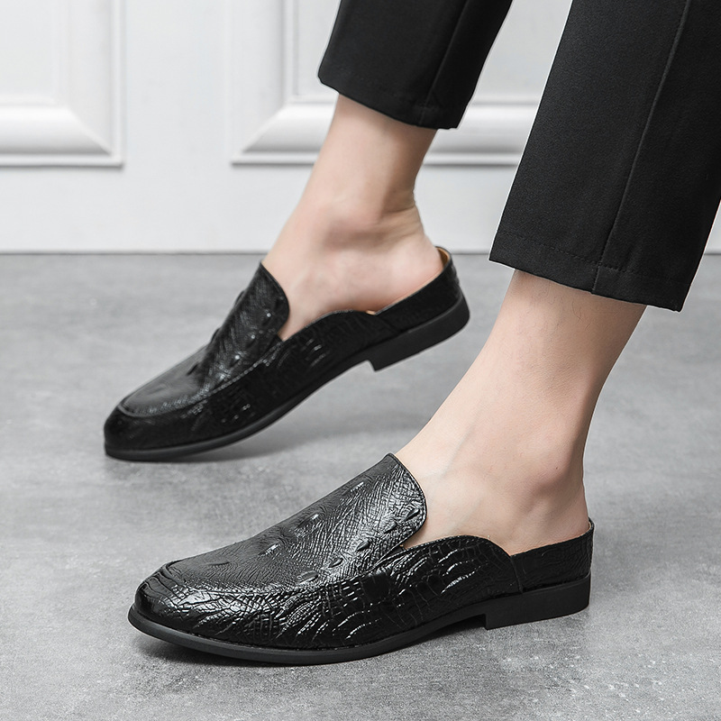 All-Day Comfort Croc-Print Casual Slip-ons-Colinshoes